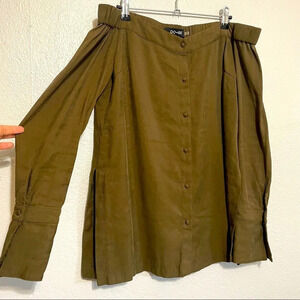 Do + Be Off The Shoulder Flute Sleeve Blouse​​​